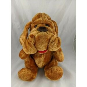 Beaufort Dog Plush 12 Inch Brown Vintage Stuffed Animal Toy